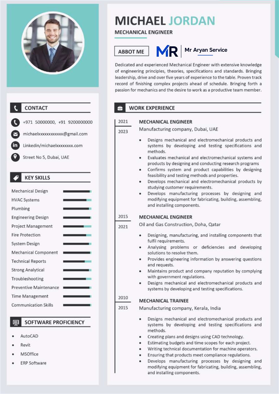 Professional resume sample 9